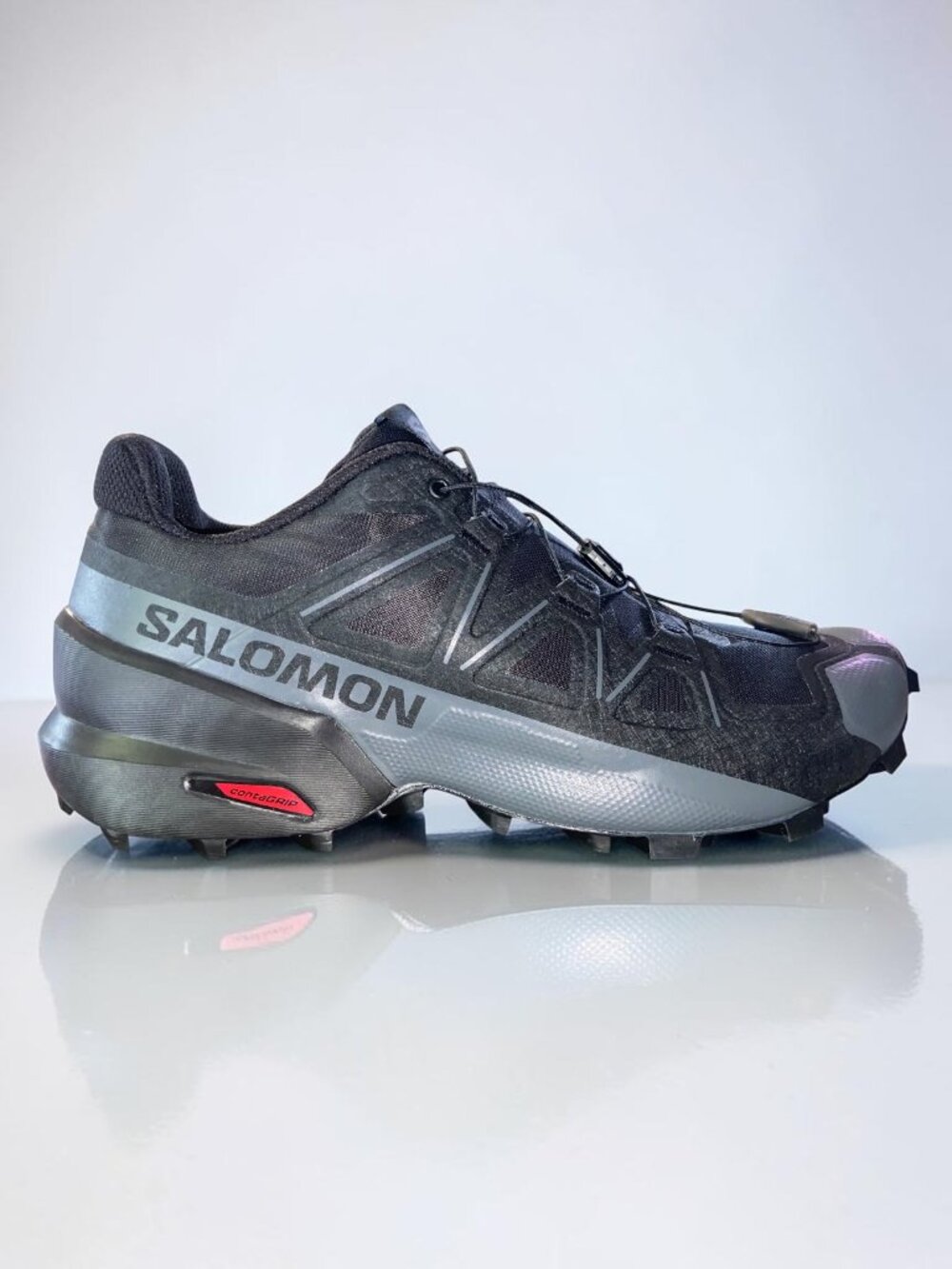 Salomon Speedcross Mens Trail Running Shoes Shoes Size 10.5 Black/Grey (NEW)